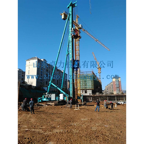 威建集团南京双套管桩机施工